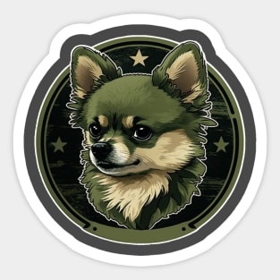 Pomchi Camouflage Motif Sticker